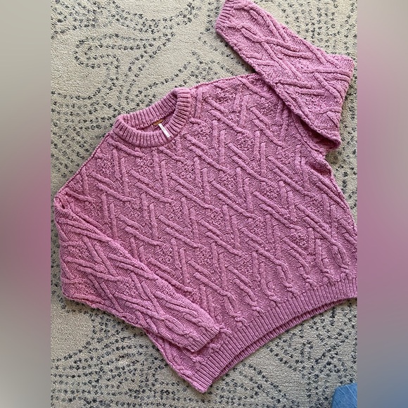 Free People Isla Cable Knit Tunic Sweater - Picture 4 of 7